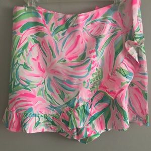 Lilly Pulitzer Skort Front, Shorts Back Size 12